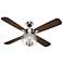 54" Hunter Sophia Polished Nickel LED Ceiling Fan