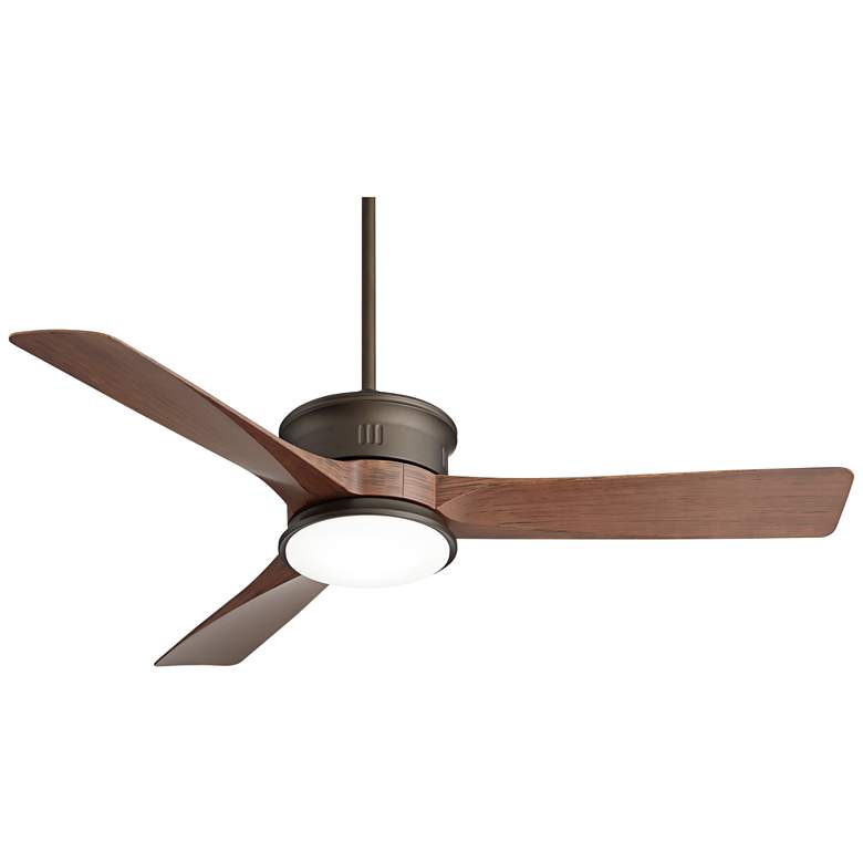 Image 3 54" Key West Bronze Wet Rated Outdoor LED Ceiling Fan with Remote