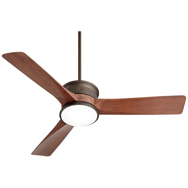 Image 7 54" Key West Bronze Wet Rated Outdoor LED Ceiling Fan with Remote more views