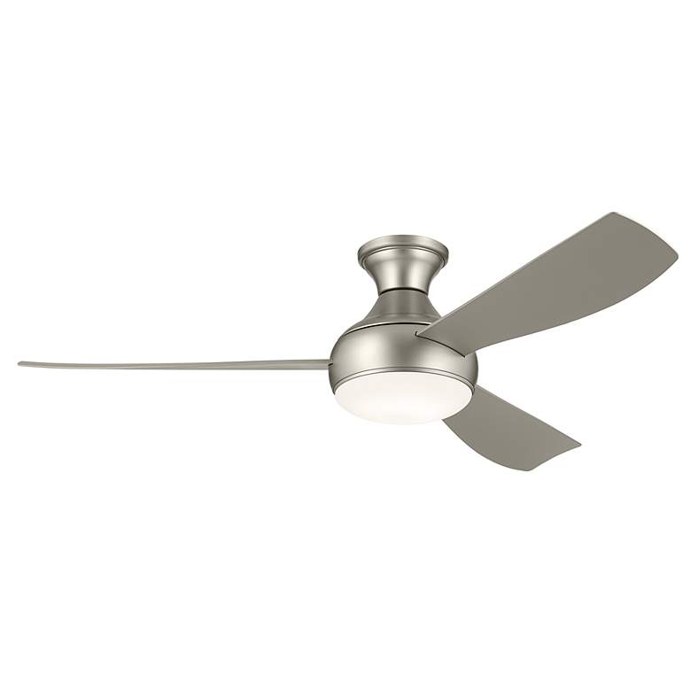 Image 7 54" Kichler Ample Brushed Nickel LED Outdoor Ceiling Fan with Remote more views