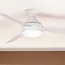 1_54" Kichler Ample White LED Outdoor Ceiling Fan with Remote