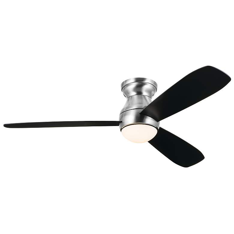 Image 1 54 inch Kichler Bead LED Silver and Black 3-Blade Ceiling Fan