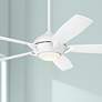 54" Kichler Geno Matte White LED Ceiling Fan with Remote