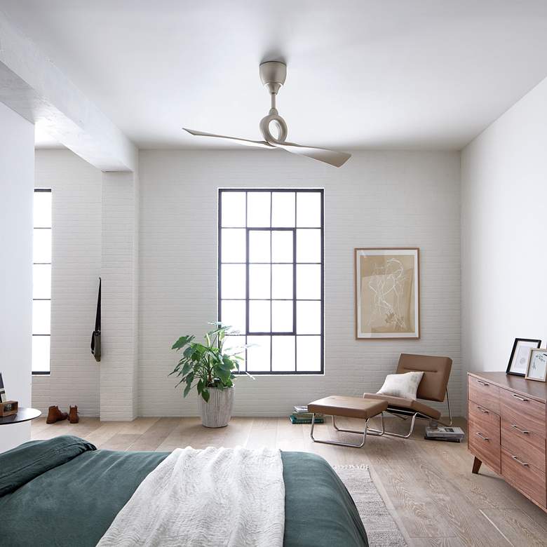 Image 3 54" Kichler Link Nickel 2-Blade Ceiling Fan with Remote Control more views