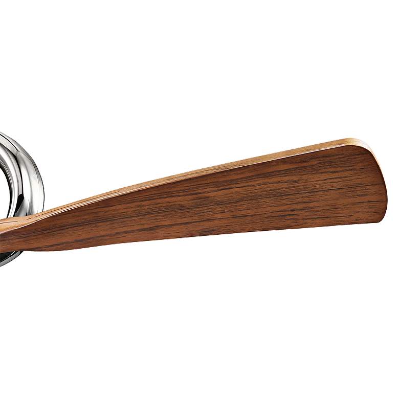 Image 4 54" Kichler Link Nickel Walnut 2-Blade Modern Indoor Fan with Remote more views