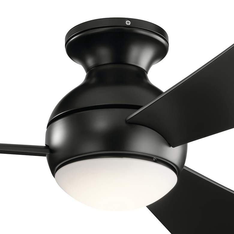 Image 4 54" Kichler Sola Satin Black LED Ceiling Fan more views