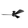 7_54" Kichler Sola Satin Black LED Ceiling Fan more views