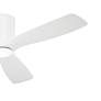 54" Kichler Volos Matte White Hugger LED Ceiling Fan with Wall Control