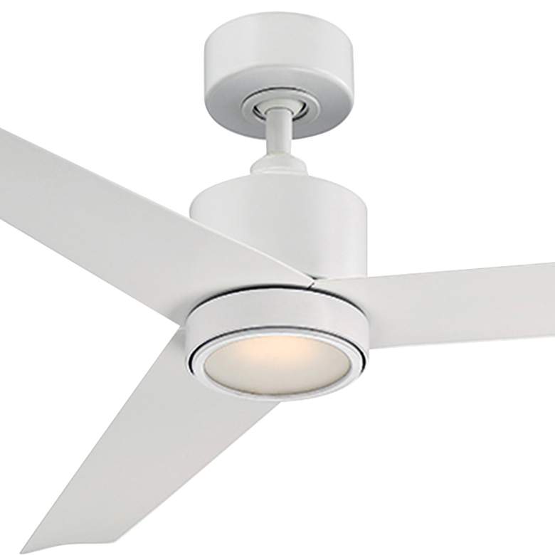 Image 2 54" Lotus Matte White 2700K LED Smart Ceiling Fan more views
