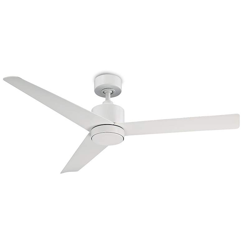 Image 4 54" Lotus Matte White 2700K LED Smart Ceiling Fan more views