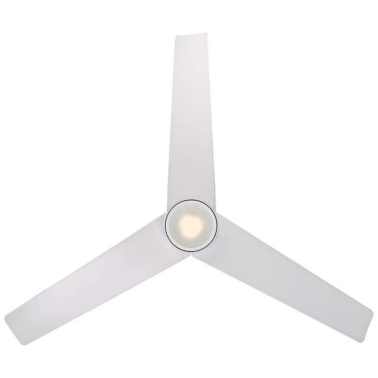 Image 6 54" Lotus Matte White 2700K LED Smart Ceiling Fan more views