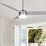 2_54" Minka Aire Airetor III Brushed Nickel LED Fan with Pull Chain