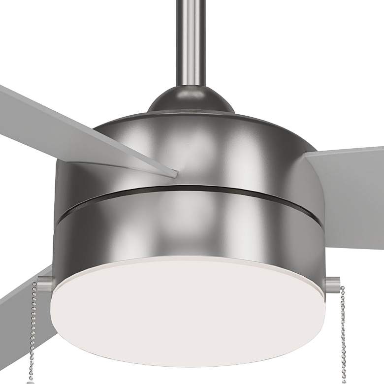 Image 3 54" Minka Aire Airetor III Brushed Nickel LED Fan with Pull Chain more views