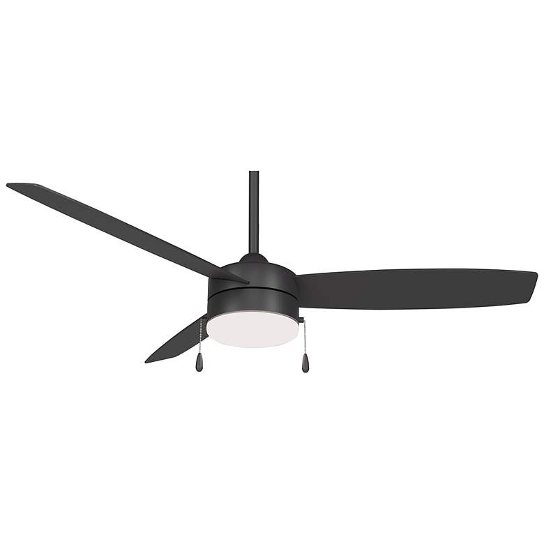 Image 2 54" Minka Aire Airetor III Coal Finish LED Ceiling Fan with Pull Chain