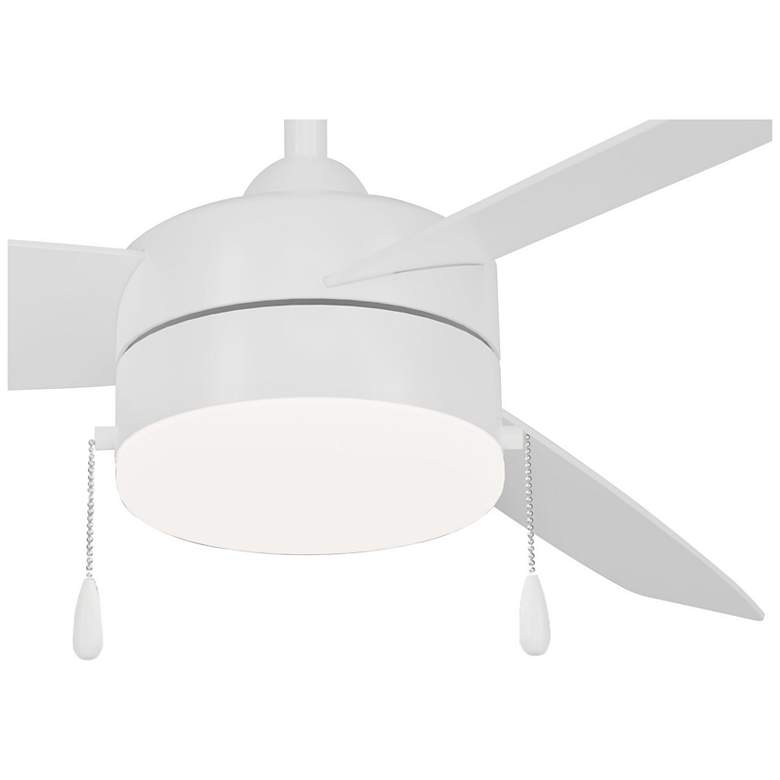Image 3 54" Minka Aire Airetor III White LED Ceiling Fan with Pull Chain more views
