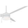 3_54" Minka Aire Airetor III White LED Ceiling Fan with Pull Chain more views