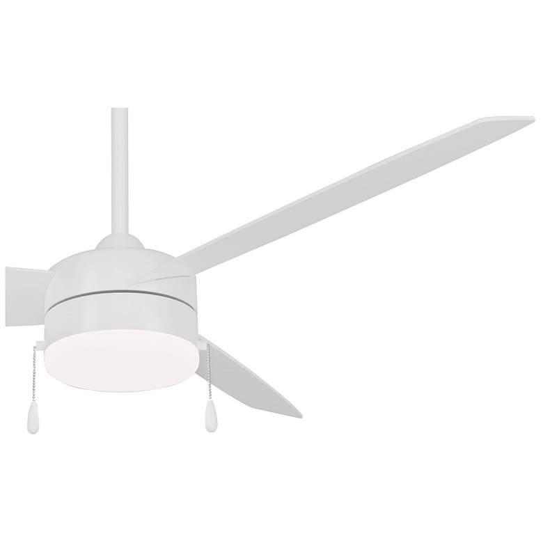 Image 5 54" Minka Aire Airetor III White LED Ceiling Fan with Pull Chain more views