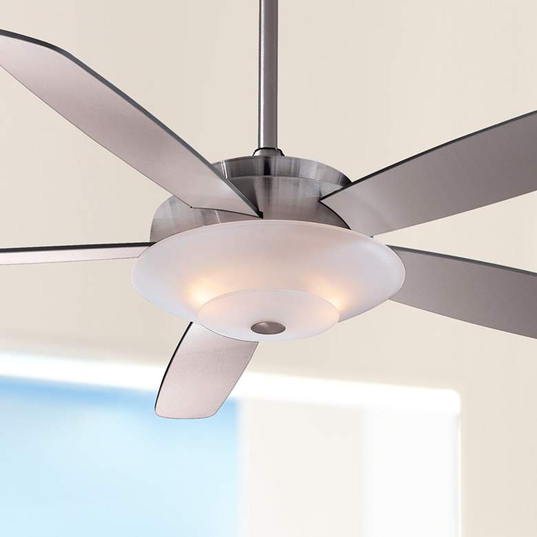 Image 1 54" Minka Aire Airus Brushed Nickel Ceiling Fan