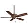 54" Minka Aire Belcaro Walnut Finish Ceiling Fan with Pull Chain