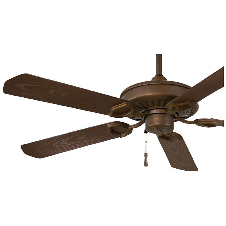 Image 3 54 inch Minka Aire Bronze Sundowner Pull Chain Ceiling Fan more views