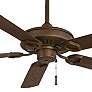 54" Minka Aire Bronze Sundowner Pull Chain Ceiling Fan