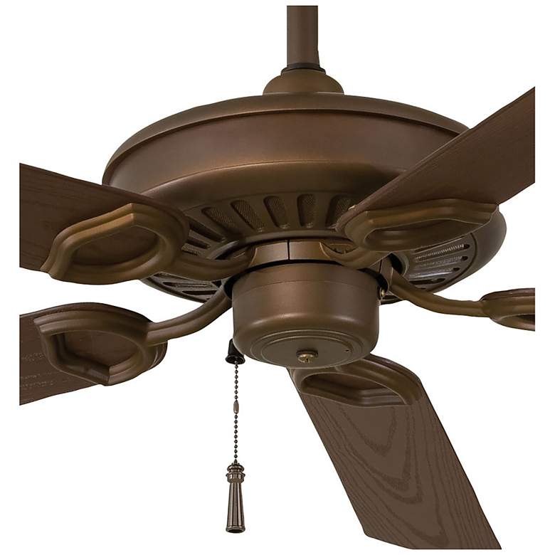Image 4 54" Minka Aire Bronze Sundowner Pull Chain Ceiling Fan more views