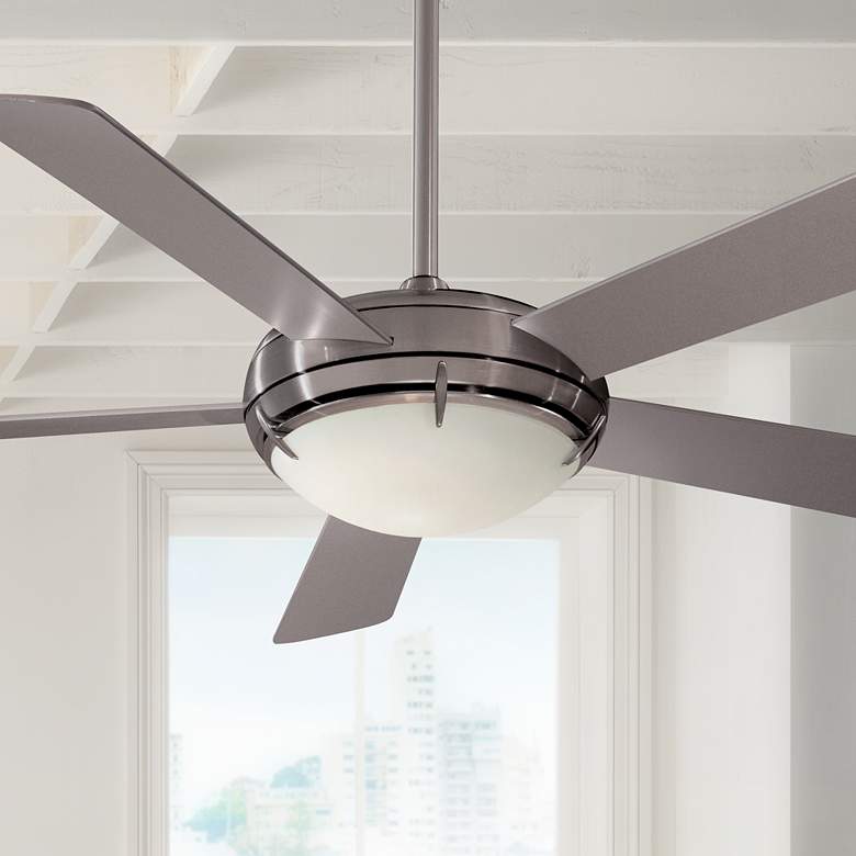 Image 1 54 inch Minka Aire Brushed Nickel Como&#8482; Ceiling Fan