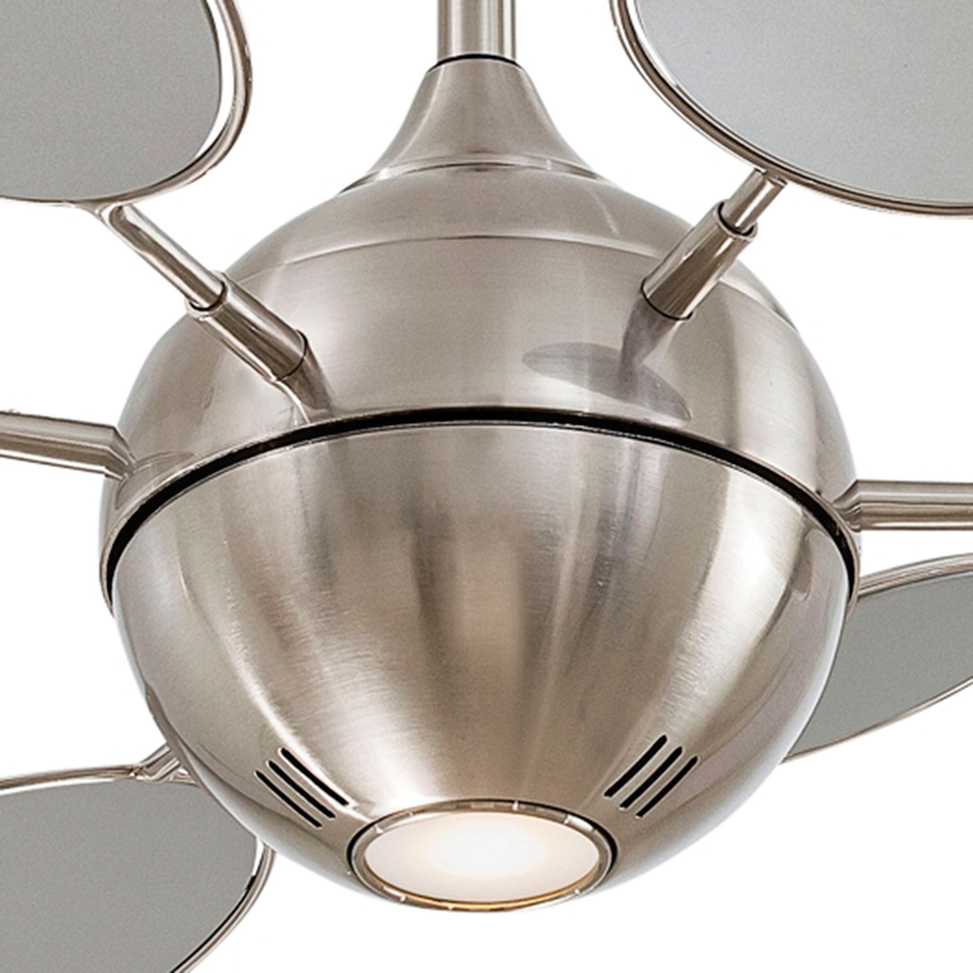 54" Minka Aire Cirque Brushed Nickel LED Ceiling Fan with Wall Control