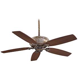 Image2 of 54" Minka Aire Classica French Beige Pull Chain Ceiling Fan