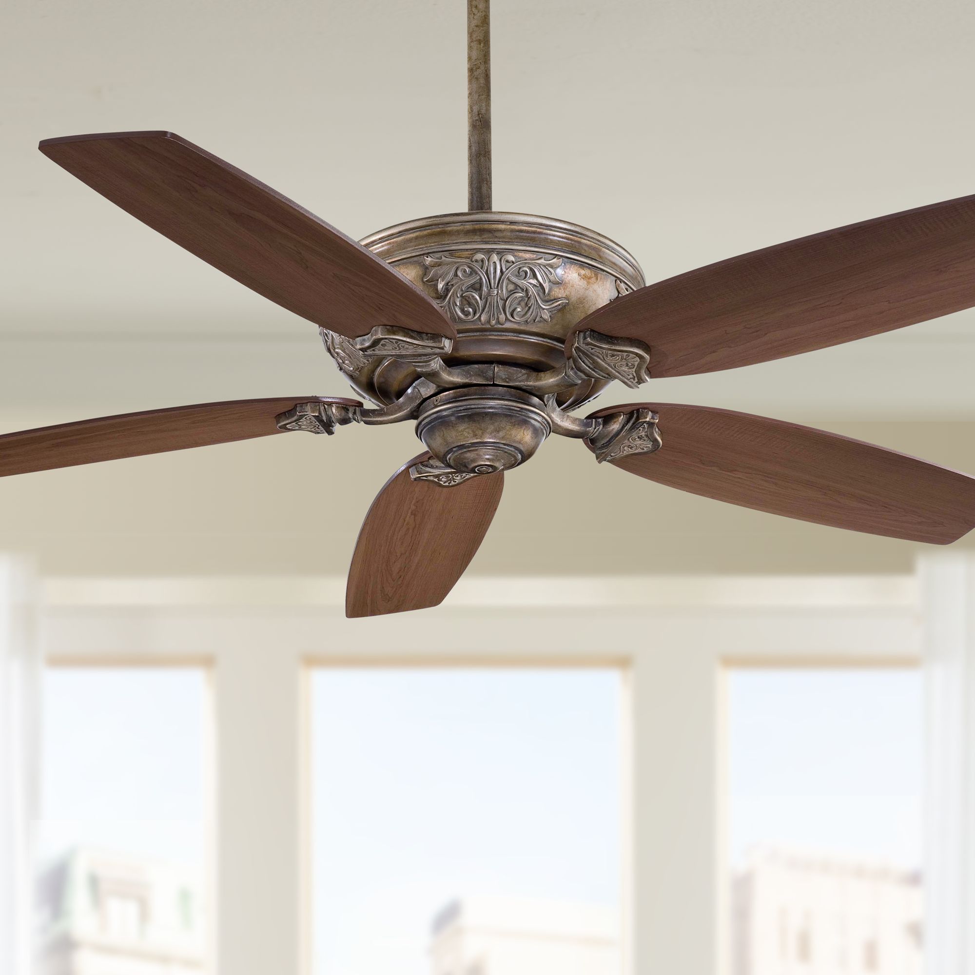 beige ceiling fans