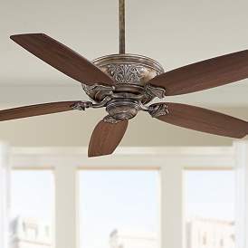 Image1 of 54" Minka Aire Classica French Beige Pull Chain Ceiling Fan