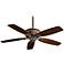 54" Minka Aire Classica Patina Iron Finish Ceiling Fan with Pull Chain