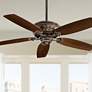 54" Minka Aire Classica Patina Iron Finish Ceiling Fan with Pull Chain