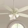 54" Minka Aire Classica Provencal Blanc LED Ceiling Fan with Remote