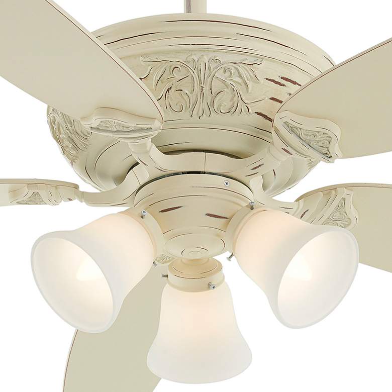 Image 3 54 inch Minka Aire Classica Provencal Blanc LED Ceiling Fan with Remote more views