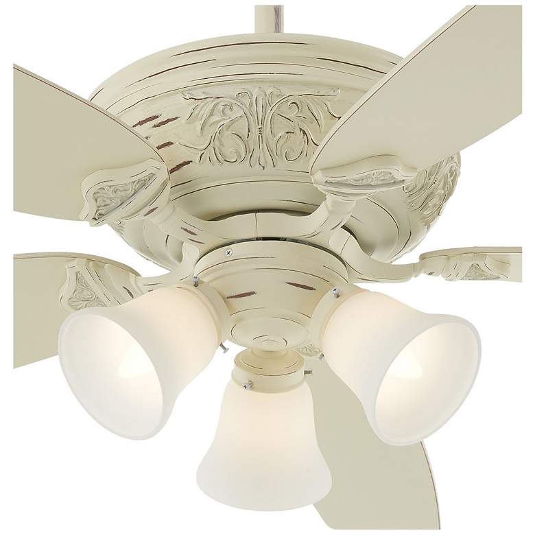 Image 3 54 inch Minka Aire Classica Provencal Blanc LED Ceiling Fan with Remote more views