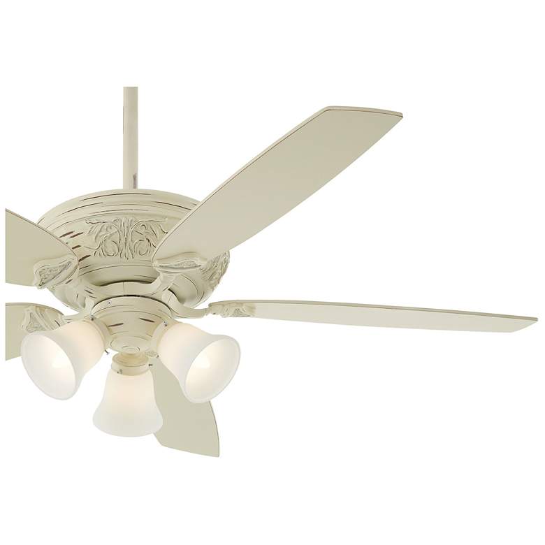 Image 4 54 inch Minka Aire Classica Provencal Blanc LED Ceiling Fan with Remote more views