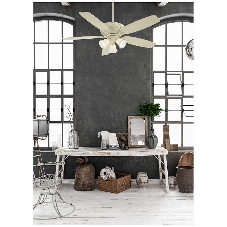 Image 6 54" Minka Aire Classica Provencal Blanc LED Ceiling Fan with Remote more views
