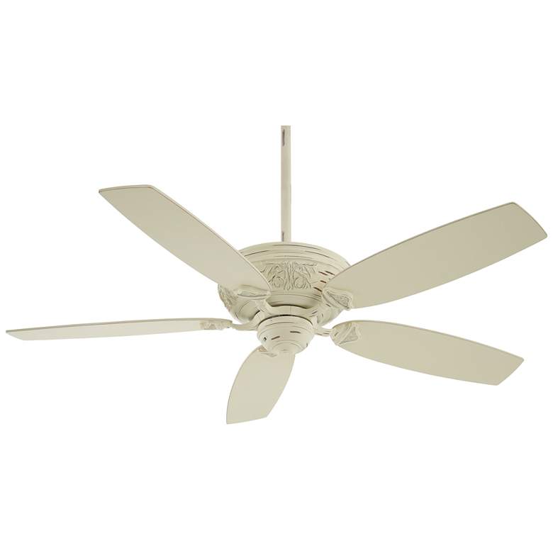 Image 2 54 inch Minka Aire Classica Provencal Blanc Pull Chain Ceiling Fan