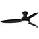 54" Minka Aire Concept III Coal LED Wet Hugger Smart Ceiling Fan