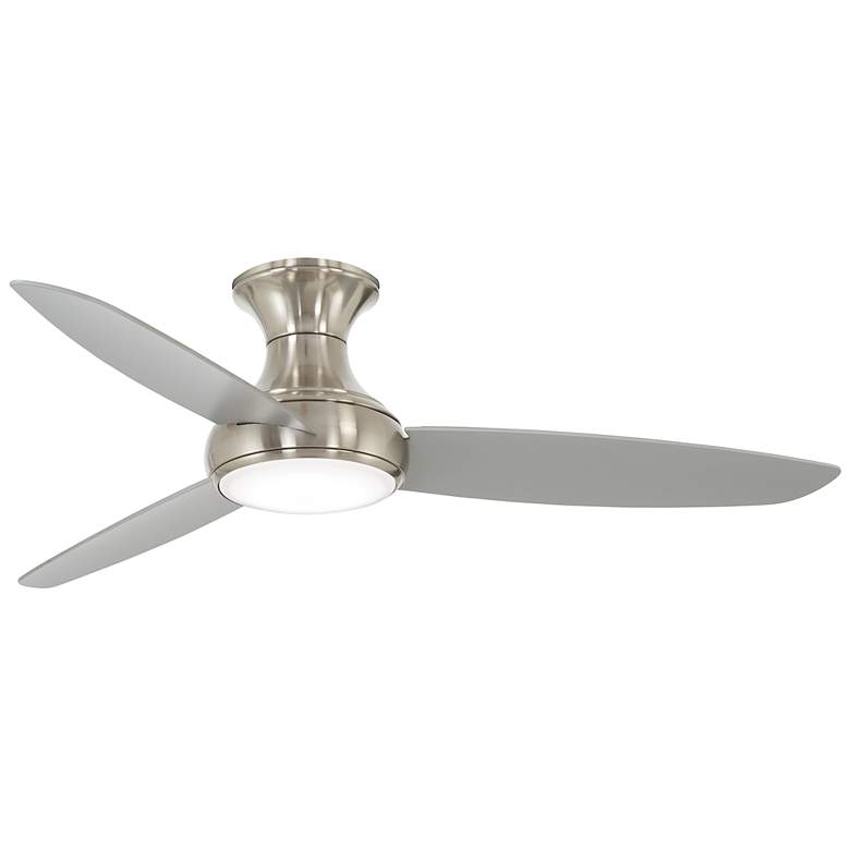 Image 2 54" Minka Aire Concept III Nickel Hugger Wet LED Smart Ceiling Fan
