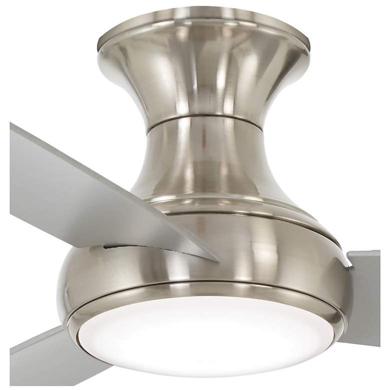 Image 5 54" Minka Aire Concept III Nickel Hugger Wet LED Smart Ceiling Fan more views