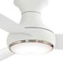 3_54" Minka Aire Concept III White Wet Rated Modern Hugger Smart Fan more views