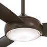 54" Minka Aire Concept IV Bronze LED Wet Rated Smart Ceiling Fan