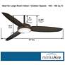 6_54" Minka Aire Concept IV Bronze LED Wet Rated Smart Ceiling Fan more views