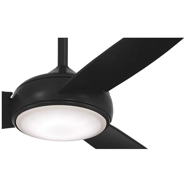 Image 5 54" Minka Aire Concept IV Coal LED Wet Rated Smart Ceiling Fan more views
