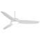 54" Minka Aire Concept IV LED Wet Rated White Finish Smart Ceiling Fan