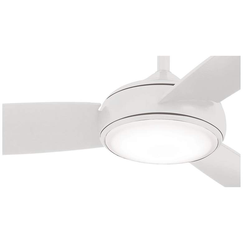 Image 3 54 inch Minka Aire Concept IV LED Wet Rated White Finish Smart Ceiling Fan more views