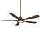 54" Minka Aire Cone Bronze Wet Rated LED Ceiling Fan with Remote