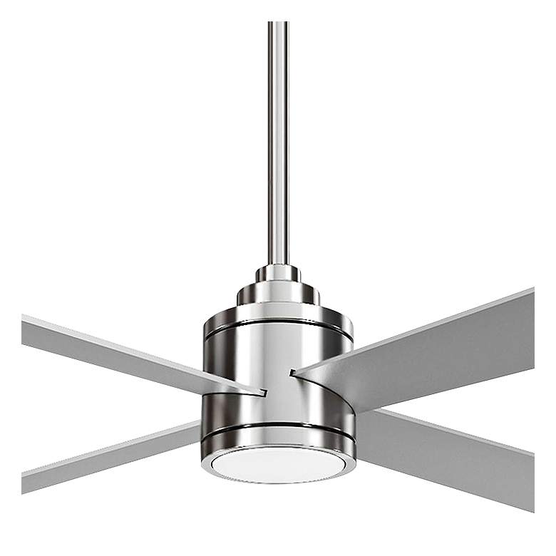 Image 4 54" Minka Aire Falco Brushed Nickel LED Indoor Ceiling Fan more views